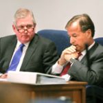 L To R- Christopher Crane, President and CEO of Exelon, sitting with Mayo Shattuck III, CEO of Constellation Energy Group