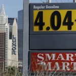 Gasoline prices of more than $4 are seen at a gas station on the south end of The Strip, Tuesday, March 20, 2012, in Las Vegas. From all corners of the country, Americans are irritated these days by record-high fuel prices that have soared above $4 a gallon in some states and could top $5 by summer.  (AP Photo/Julie Jacobson)