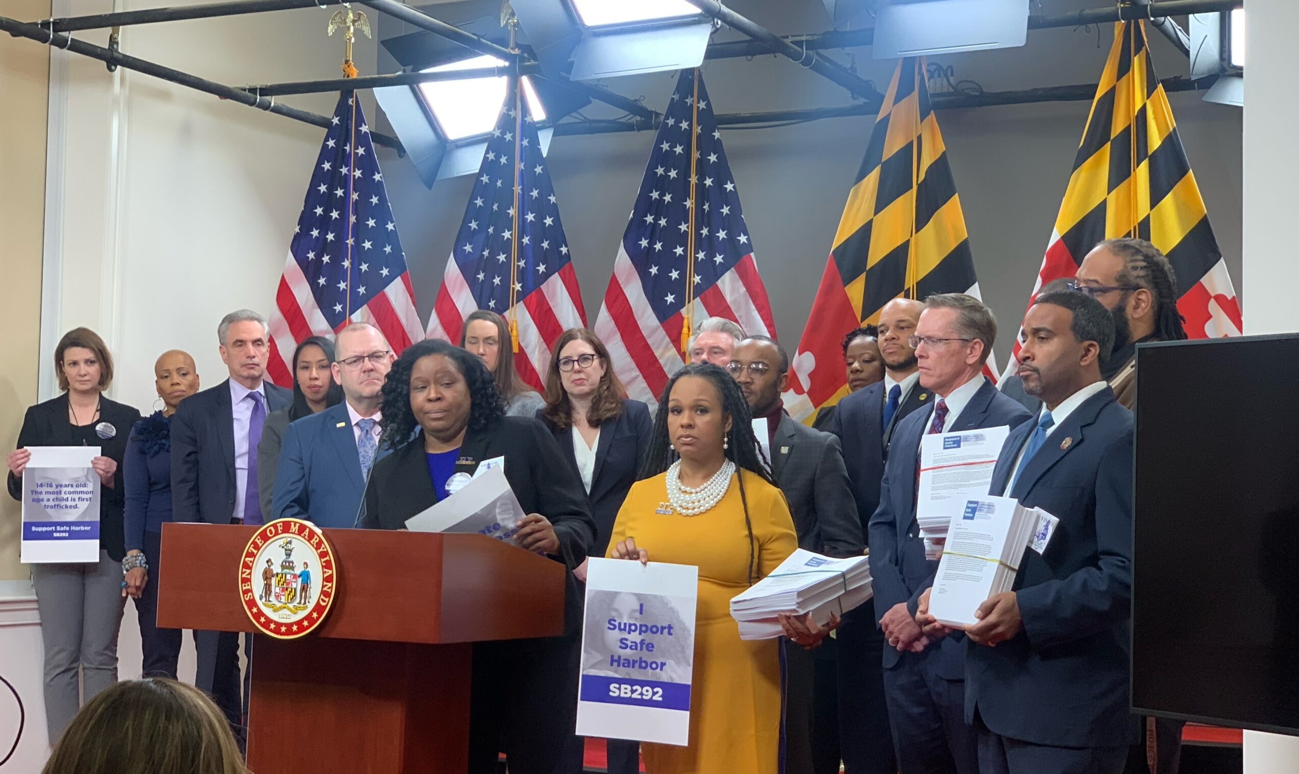 Advocates call for MD Senate to pass 'Safe Harbor' protections for sex  trafficking victims