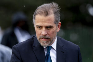 Hunter Biden, the son of President Joe Biden, speaks to guests during the White House Easter Egg Roll on the South Lawn of the White House in Washington on April 18, 2022. (AP Photo/Andrew Harnik, File)