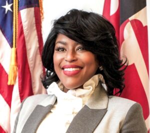 A grand jury indicted Erica Griswold, register of wills for Anne Arundel County, for cashing a check intended for payment to her office. (Photo courtesy Anne Arundel County)