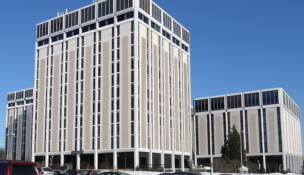 Executive Plaza is a 550,000-square-foot, mixed-use business community located at 11350 McCormick Road in Hunt Valley. (Photo courtesy of Continental Realty Corp.)