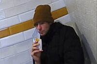 This image release by Pennsylvania State Police shows a video image of Luigi Mangione, a suspect in the fatal shooting of UnitedHealthcare CEO Brian Thompson, at a McDonald's in Altoona, Pennsylvania, on Dec. 9, 2024. (Pennsylvania State Police via AP)