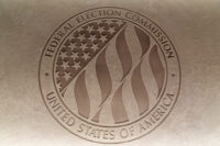 The Federal Election Commission emblem is seen at the Federal Election Commission headquarters in Washington on Aug. 10, 2023. (AP Photo/Stephanie Scarbrough, File)