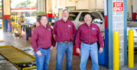 From left, Dynamic Automotive owners Dwayne Myers, Lee Forman and José Bueso have driven the Frederick County-based company, which was named the 2025 CO—100 Top Honoree in the Enduring Businesses category by the U.S. Chamber of Commerce, to $12 million in annual revenues. (Photo courtesy of Dynamic Automotive)