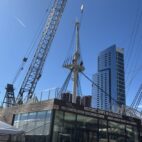 A rigging renovation project has begun on USS Constellation in preparation for the Sail250® Maryland & Airshow Baltimore in 2026. (Living Classrooms Foundation)