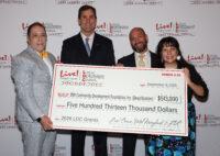 From left: Ronny Jones from The BWI Business Partnership; Travis Lamb; Ryan Eller; and Lauren Garrett from The BWI Business Partnership. (Tom Briglia /PhotoGraphics for Live)