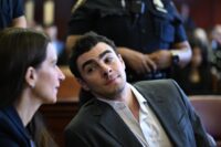 Luigi Mangione appears in Manhattan Criminal Court for an evidence hearing Dec. 4, 2025, in New York. (Curtis Means /Pool Photo via AP)