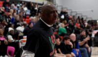 Decatur boys basketball head coach Bryon Johnson is shown during a game against Bennett on Feb. 15, 2025, in Salisbury. Decatur defeated Bennett 69-61. (USA TODAY Network)
