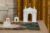 Models depict proposals for an arch near Arlington National Cemetery during an Oct. 15 fundraising dinner at the White House. (Demetrius Freeman/The Washington Post)