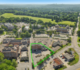 An aerial view of 2350 and 2346 W. Joppa Road in Lutherville. (Trout Daniel & Associates)