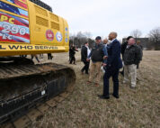 Maryland Gov. Wes Moore attends a groundbreaking Feb. 26, 2026, for the new Maryland Supreme Court building in Annapolis. (Courtesy of the Office of the Governor)