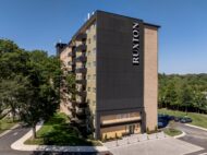 Ruxton Tower, a mixed-use development in the Towson area, has undergone a $4.5 million renovation. (Hill Management Services)