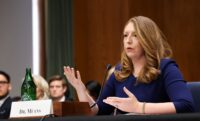 Casey Means, nominated to serve as the next U.S. surgeon general, testifies before a Senate Health, Education, Labor, and Pensions Committee confirmation hearing on Capitol Hill in Washington on Feb. 25, 2026. (REUTERS/Kylie Cooper)