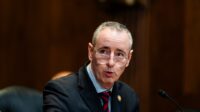 Rep. Brian Fitzpatrick (R-Pennsylvania) testifies at a hearing examining the abduction of Ukrainian children by Russia on Capitol Hill on Dec. 3, 2025. (Demetrius Freeman/The Washington Post)