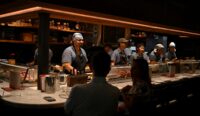 Sushi chefs prepare food for diners at Uchi, a sushi restaurant in Houston, on June 8, 2025. (REUTERS/Callaghan O'Hare/File Photo)
