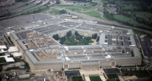 Aerial view of the United States military headquarters, the Pentagon, September 28, 2008. (REUTERS file photo/Jason Reed)