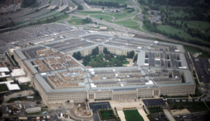 Aerial view of the United States military headquarters, the Pentagon, September 28, 2008. (REUTERS file photo/Jason Reed)