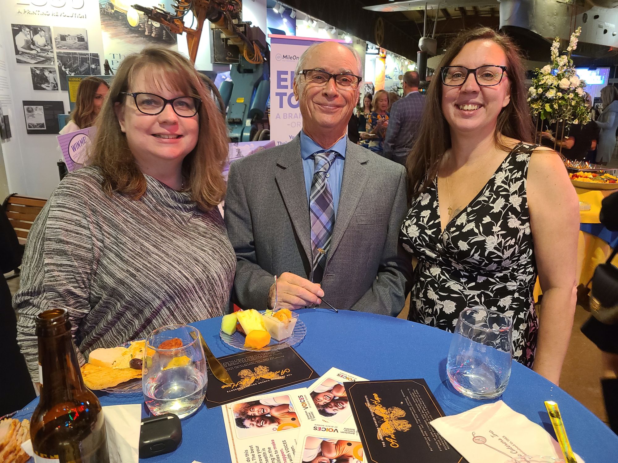 From left: Michole Bledsky, Bill Arnold and Tracie Arnold. (Vivienne Stearns-Elliott)
