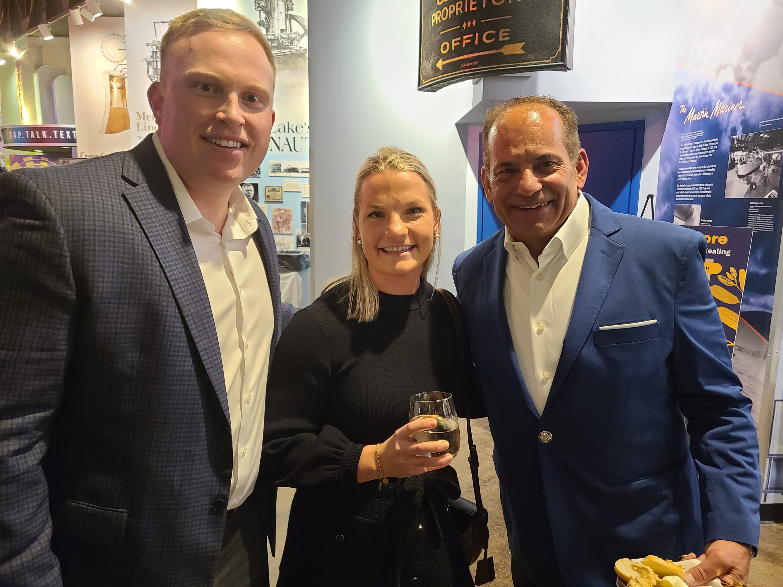 From left: Lizzy Edwards, Justin Edwards and Lou Pakula. (Vivienne Stearns-Elliott)