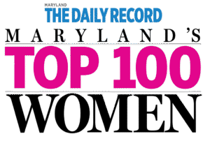 Maryland's Top 100 Women logo.