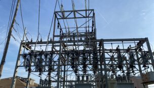 Electric infrastructure for Delmarva Power in Ocean City. (Kendyl Kearly/The Daily Record)