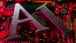 AI (Artificial Intelligence) letters are placed on computer motherboard in this illustration taken, June 23, 2023. (REUTERS file/Dado Ruvic/Illustration/File Photo)