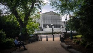 The Supreme Court in April 2025. (Shedrick Pelt/For The Washington Post)