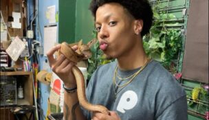 Isaiah Kirby, who was shot shot and killed by police in East Lansing on April 15, was a Michigan State University student and aspiring herpetologist. (USA TODAY Network via Reuters Connect)