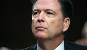 James B. Comey appears before the Senate Intelligence Committee in 2017. (Matt McClain/The Washington Post)