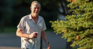 Reed Hastings, co-founder and executive chairman of Netflix, attends the Allen and Company Sun Valley Media and Technology Conference at The Sun Valley Resort in Sun Valley, Idaho, on July 11, 2025. (REUTERS/Brendan McDermid)