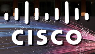 A CISCO logo sits outside the company's house on the opening day of the 55th annual meeting of the World Economic Forum (WEF) in Davos, Switzerland, on Jan. 20, 2025. (REUTERS/Yves Herman/File Photo)