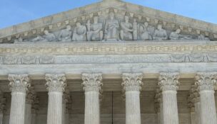 The facade of the U.S. Supreme Court building in Washington on March 14, 2026. (REUTERS/Will Dunham/File Photo)
