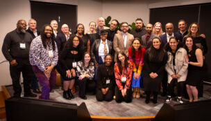 Conscious Venture Lab's Baltimore Cohort 14 at Demo Day in January 2026. (Novella Center for Entrepreneurship)