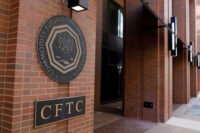 Signage is seen outside of the US Commodity Futures Trading Commission in Washington, D.C., August 30, 2020. (REUTERS file photo/Andrew Kelly)