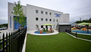 The Carolyn E. Fugett Intergenerational Center opened in West Baltimore on May 21, 2026. (Provided by Catholic Charities)