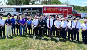 Harford County officials break ground on a new Special Operations station in Hickory that will centralize emergency response equipment, operations, and offices currently spread across three leased sites in Forest Hill. (Harford County)