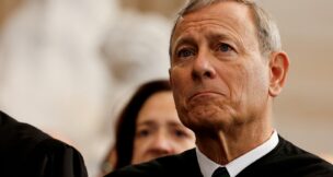 U.S. Supreme Court Chief Justice John Roberts attends inauguration ceremonies in the Rotunda of the U.S. Capitol on Jan. 20, 2025, in Washington. (Chip Somodevilla/Pool via REUTERS/File Photo)
