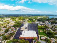 An aerial view of the Country Ridge Shopping Center in Essex. (MacKenzie Commercial Real Estate Services)