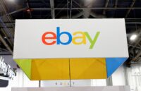 The eBay logo is displayed at the eBay booth during CES 2026, an annual consumer electronics trade show, in Las Vegas on Jan. 6, 2026. (REUTERS/Steve Marcus/File Photo)