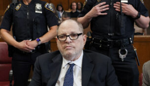 Former Hollywood film producer Harvey Weinstein appears in Manhattan Supreme Court for the retrial of his rape case, in New York City, on May 15, 2026. (Timothy A. Clary/Pool via REUTERS)