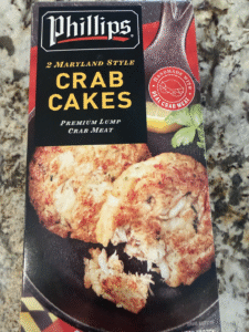 A package of frozen Phillips Crab Cakes imported from Vietnam. (Capital News Service)