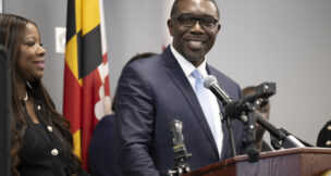 Shawn Joseph is introduced as interim school superintendent of Prince George’s County in June 2025. (Marvin Joseph/The Washington Post)