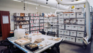 Archaeological research facilities at Historic St. Mary's City, Maryland. (Maxine Wallace/The Washington Post)