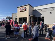Raising Cane's opened its Owings Mills restaurant on June 3, 2026. (Courtesy of Raising Cane's)