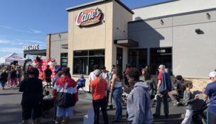 Raising Cane's opened its Owings Mills restaurant on June 3, 2026. (Courtesy of Raising Cane's)