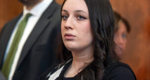 Kaylie M. Santos, 22, of Southbridge, is arraigned in Dudley District Court Friday, June 5. (USA TODAY Network via Reuters Connect)