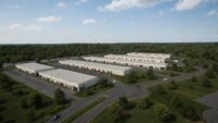 A rendering of The Gateway at Military Business Park in Fayetteville, N.C. (Obrecht Properties)