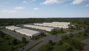 A rendering of The Gateway at Military Business Park in Fayetteville, N.C. (Obrecht Properties)