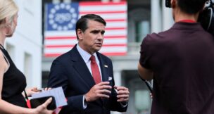 U.S. Acting Attorney General Todd Blanche speaks to a reporter outside of the West Wing entrance at the White House in Washington on May 27, 2026. (REUTERS/Jonathan Ernst)